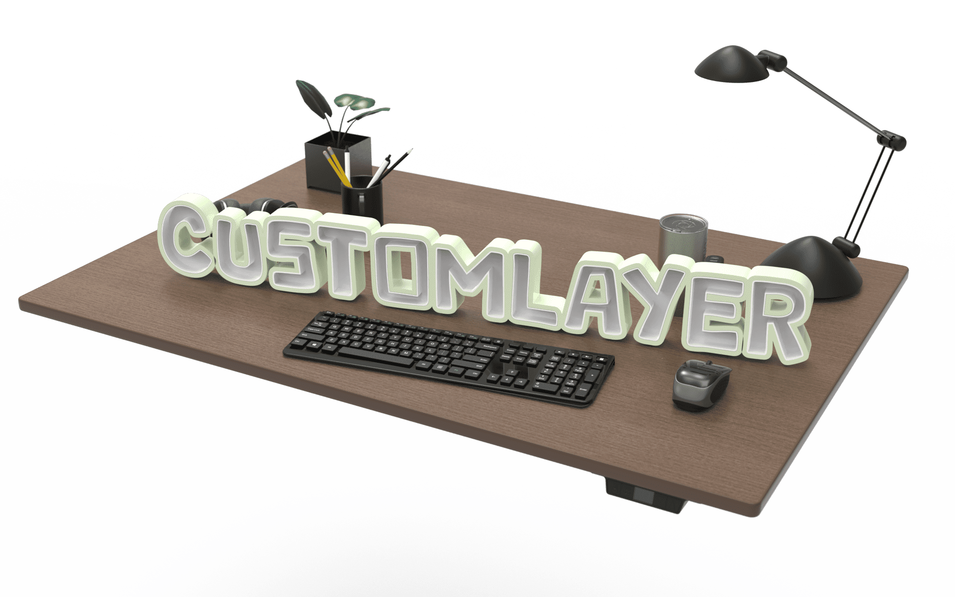 3D Buchstaben - CustomLayer